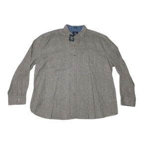 Artistry In Motion Men's 2XL Shirt NEW WITH TAGS Button Up Long Sleeve Gray